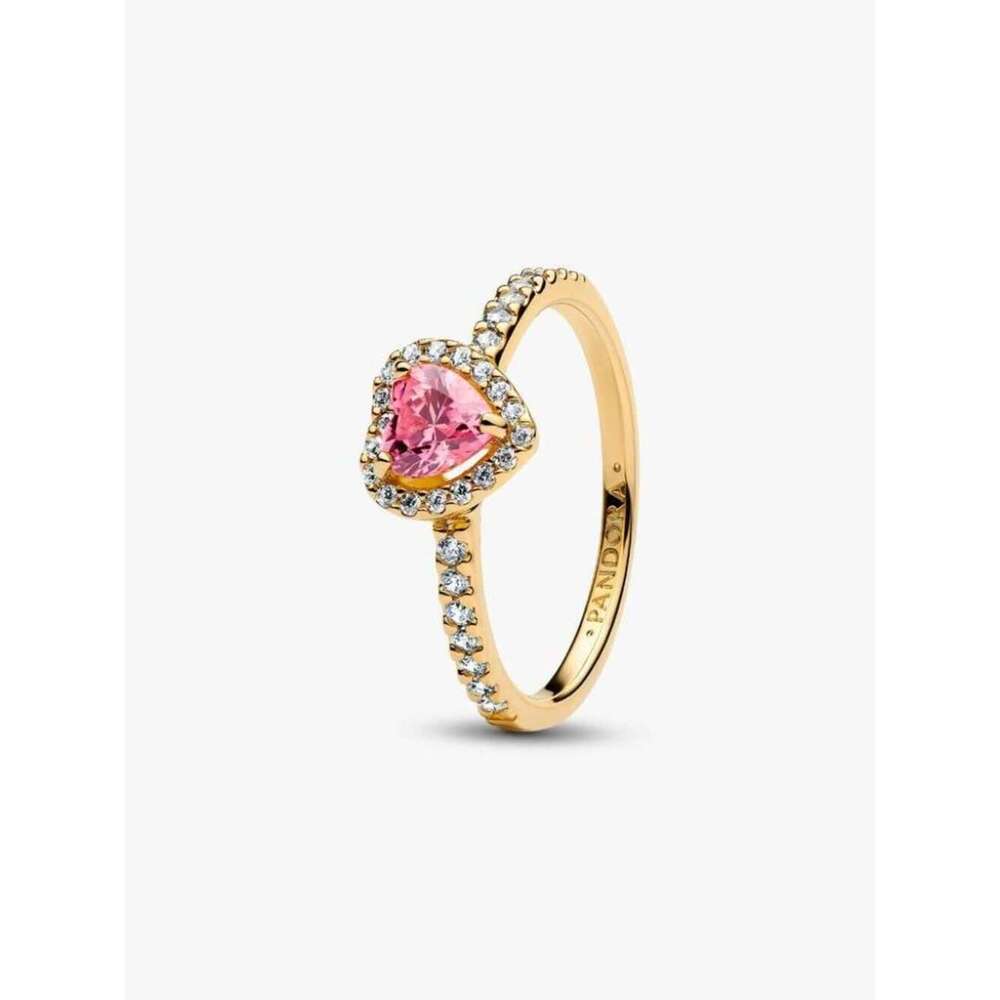 Pandora Elevated Pink Heart Ring - Picture 2 of 4